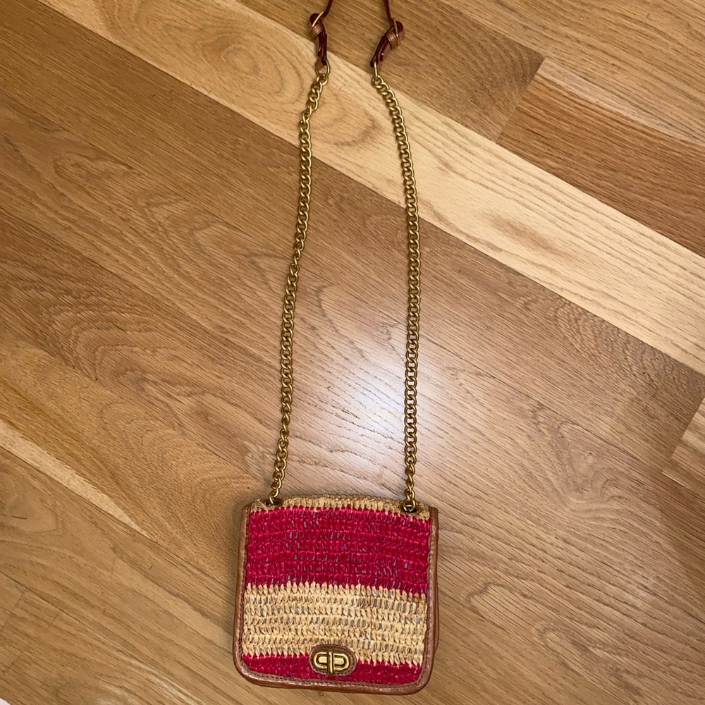 Rebecca Minkoff Raffia Stripe Purse
